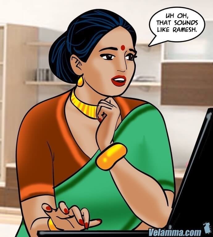 Velamma [Velamma] 69 . Velamma - Chapter 69 - Peek-A-Boo, I See You! [Velamma] – page 154