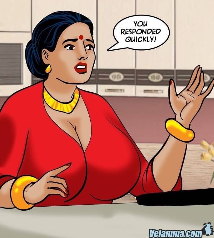 Velamma [Velamma] 69 . Velamma - Chapter 69 - Peek-A-Boo, I See You! [Velamma] – page 45