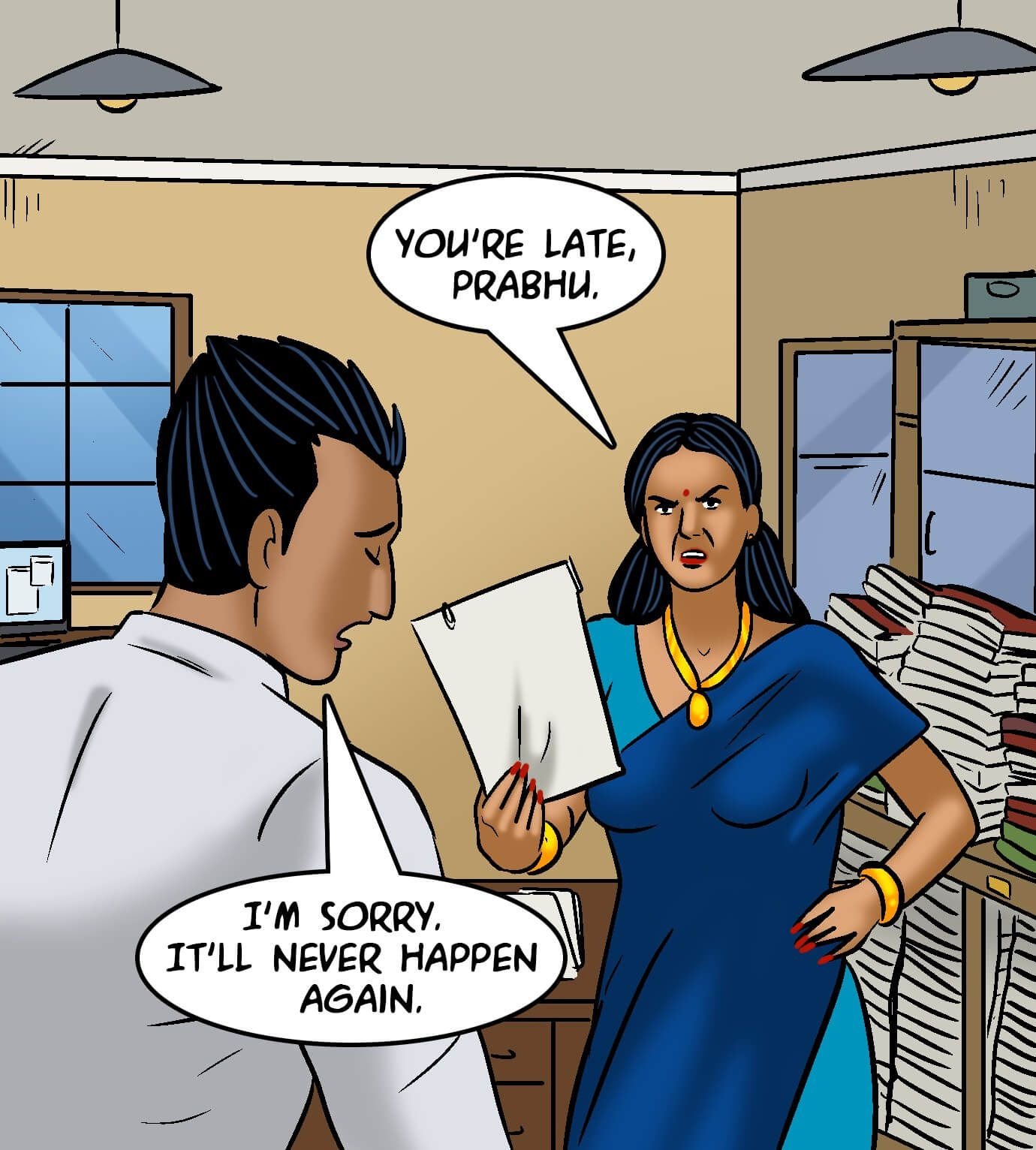 Velamma [Velamma] 104 . Velamma - Chapter 104 - Gearing Up For Sex [Velamma] – page 55
