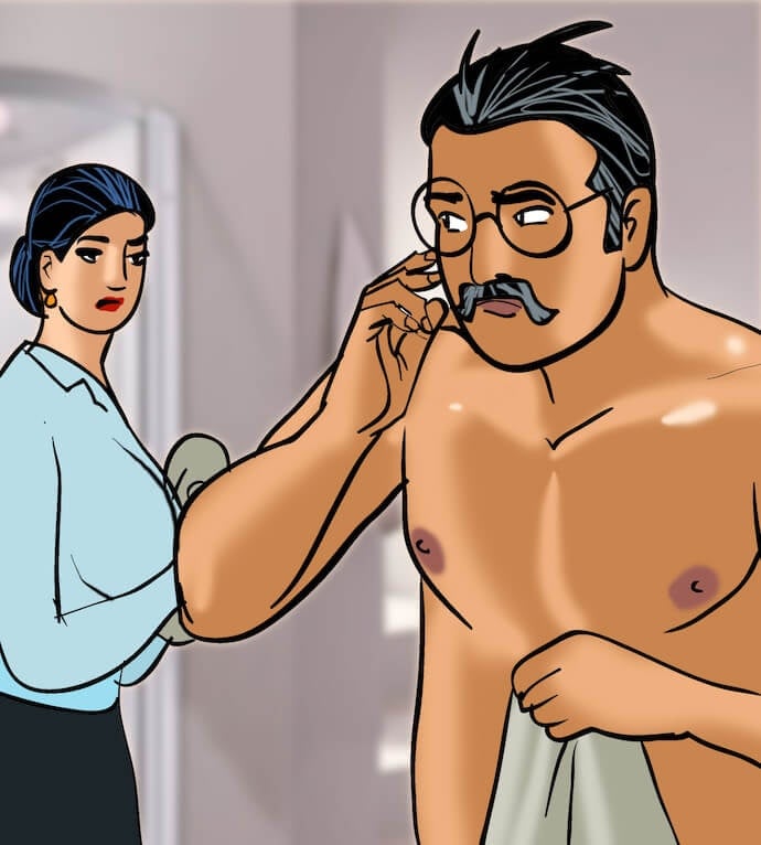 Velamma [Velamma] 83.5 . Velamma - Hindi - Chapter 83 - स्पा में एक दिन [Velamma] – page 55