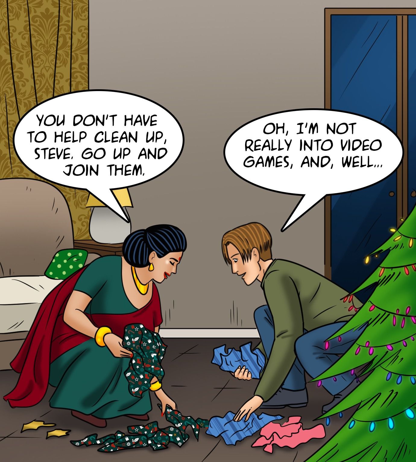 Velamma [Velamma] 110 . Velamma - Chapter 110 - Merry Christmas! [Velamma] – page 50