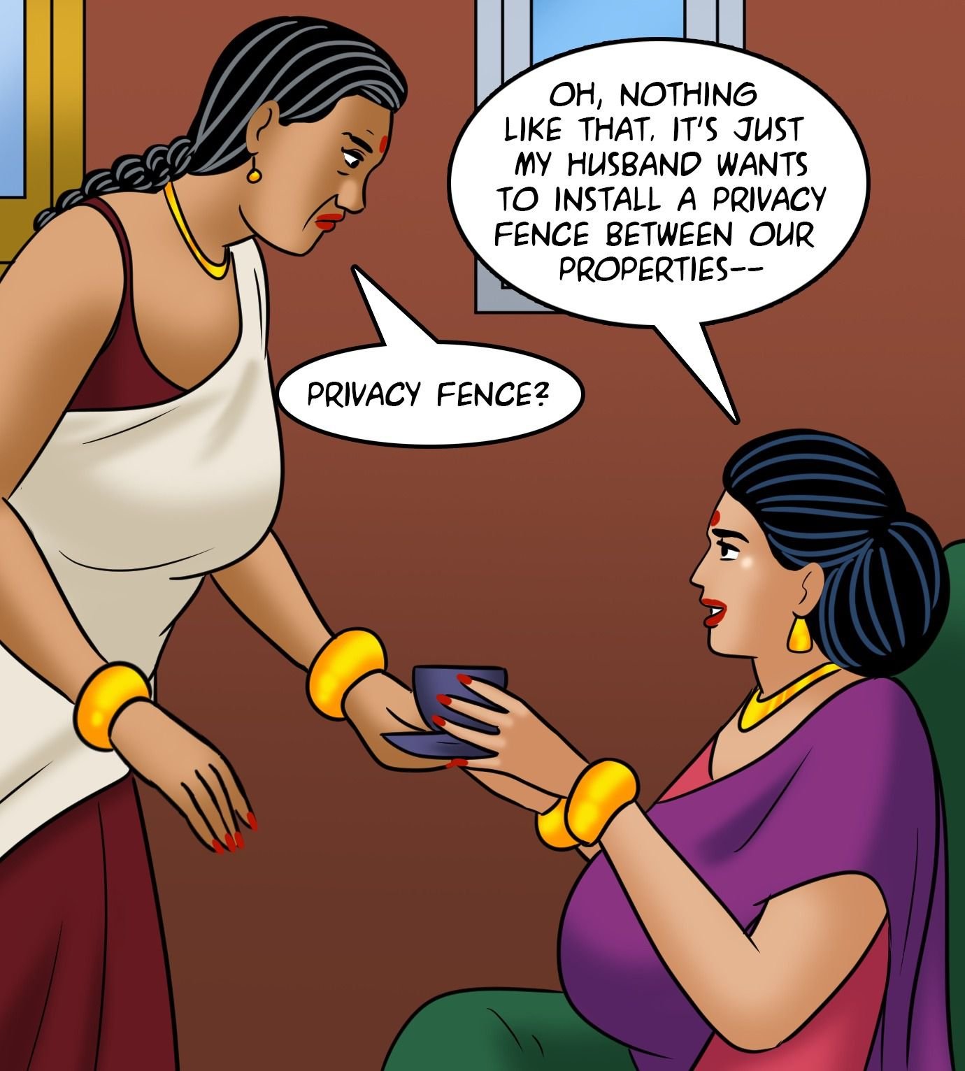 Velamma [Velamma] 116 . Velamma - Chapter 116 - Love Thy Neighbor [Velamma] – page 55