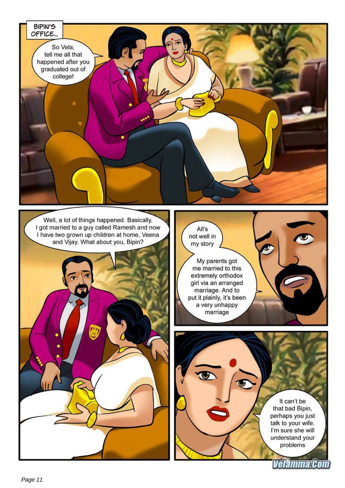 Velamma [Velamma] 5 . Velamma - Chapter 5 - The Chief Guest [Velamma] – page 11