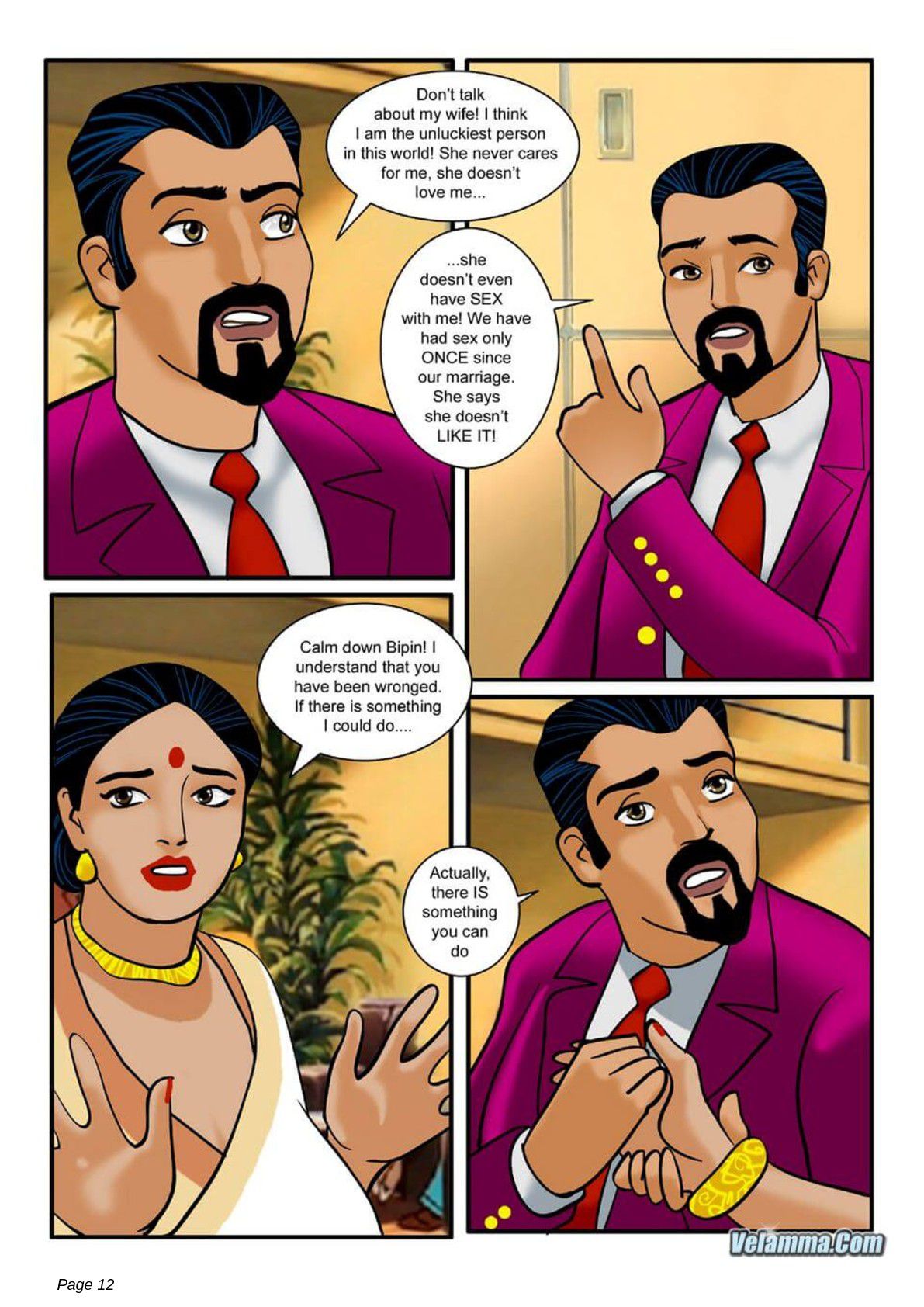 Velamma [Velamma] 5 . Velamma - Chapter 5 - The Chief Guest [Velamma] – page 12