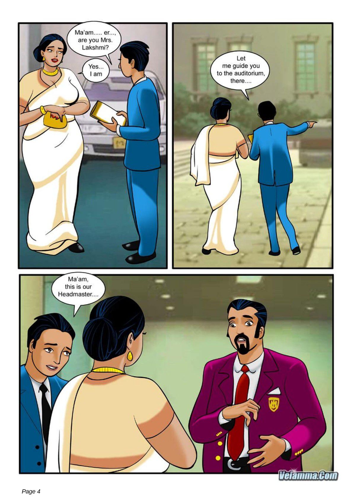 Velamma [Velamma] 5 . Velamma - Chapter 5 - The Chief Guest [Velamma] – page 4