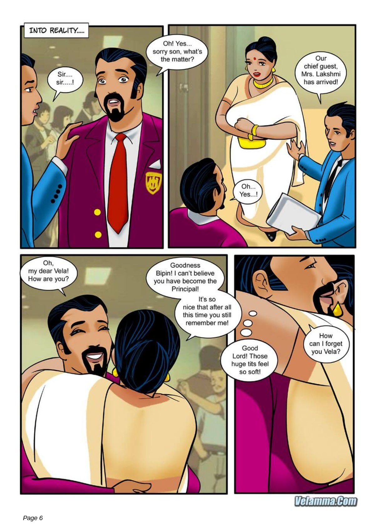 Velamma [Velamma] 5 . Velamma - Chapter 5 - The Chief Guest [Velamma] – page 6