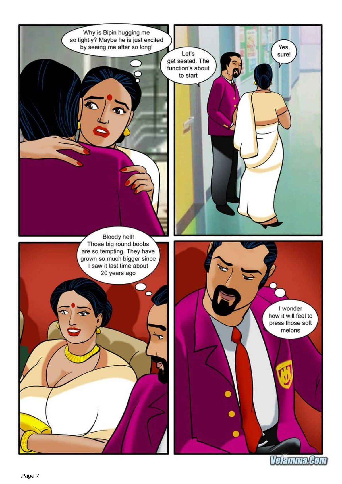 Velamma [Velamma] 5 . Velamma - Chapter 5 - The Chief Guest [Velamma] – page 7