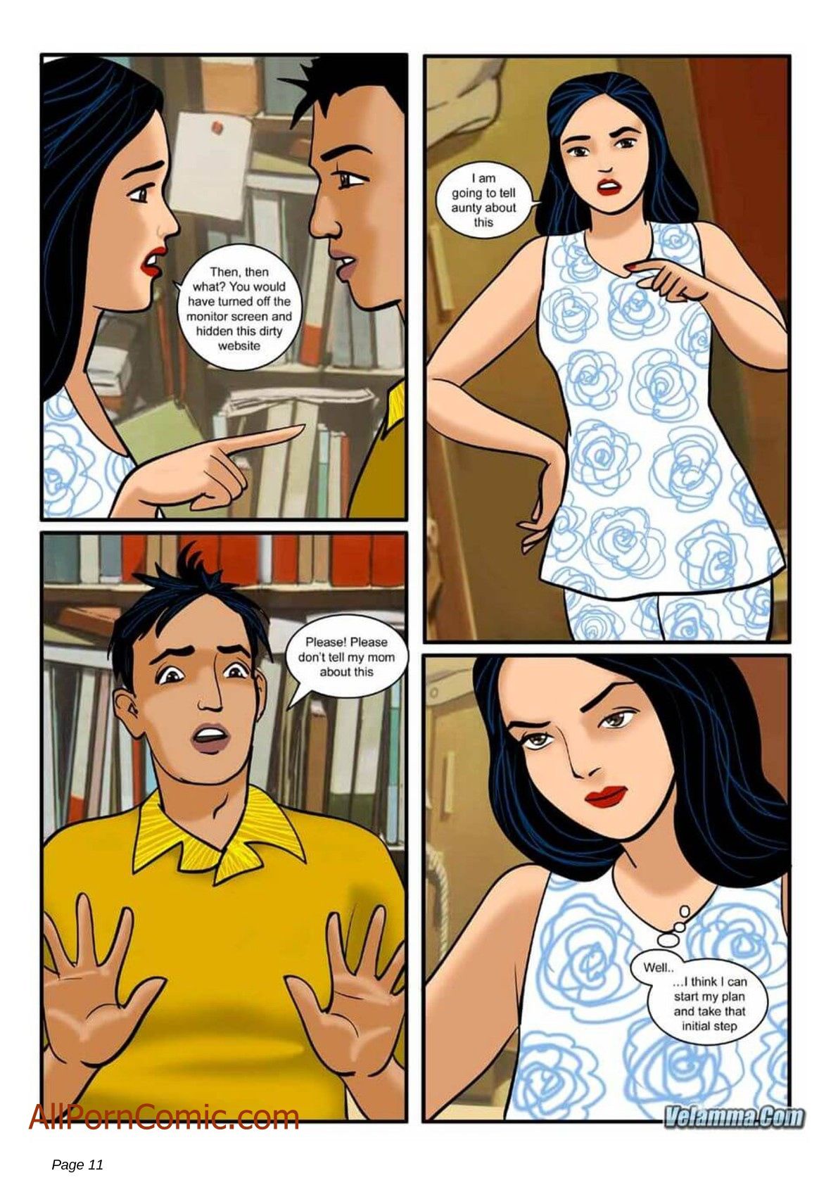 Velamma [Velamma] 7 . Velamma - Chapter 7 - She Needs More Than Just Motherly Love [Velamma] – page 11