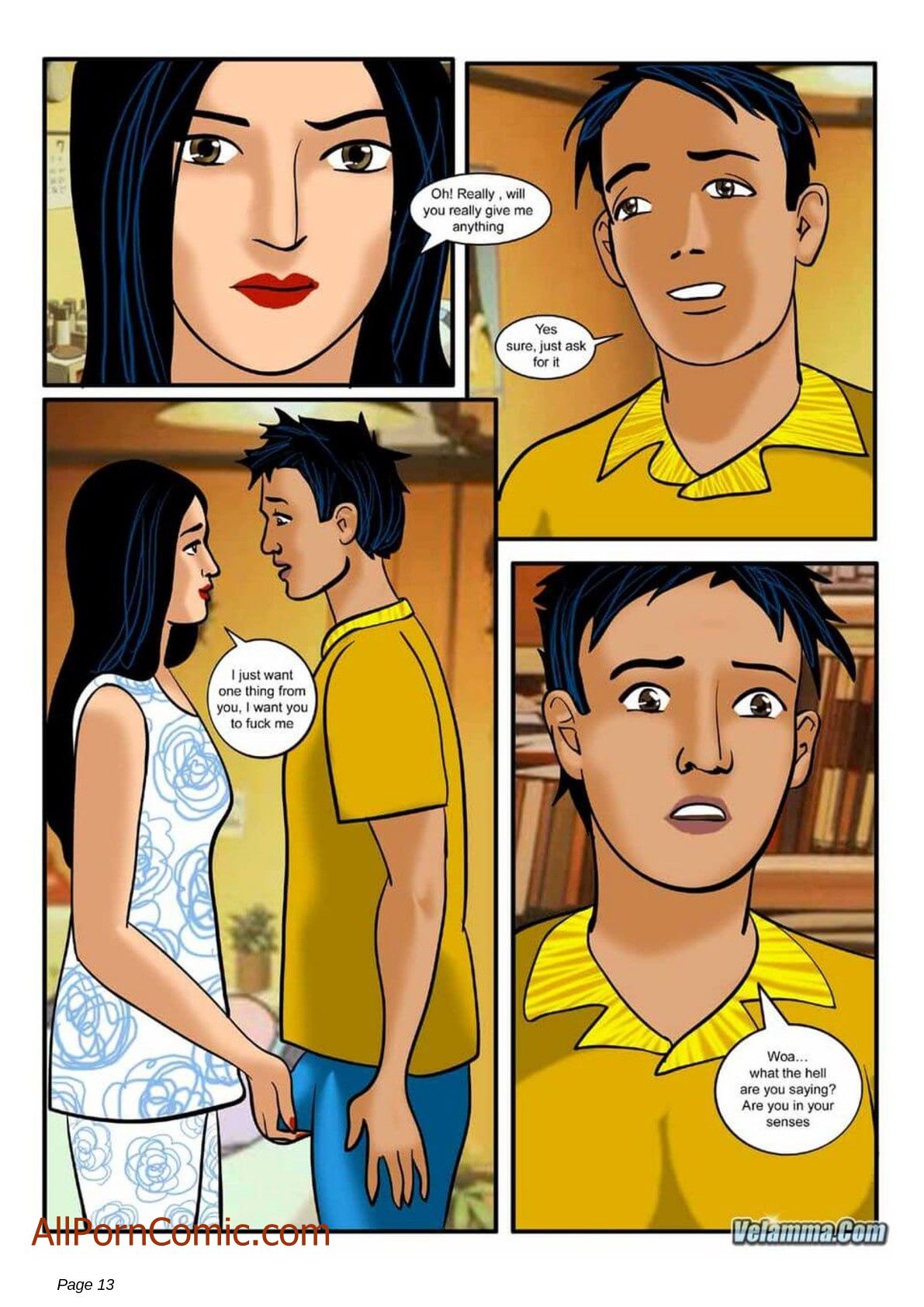 Velamma [Velamma] 7 . Velamma - Chapter 7 - She Needs More Than Just Motherly Love [Velamma] – page 13