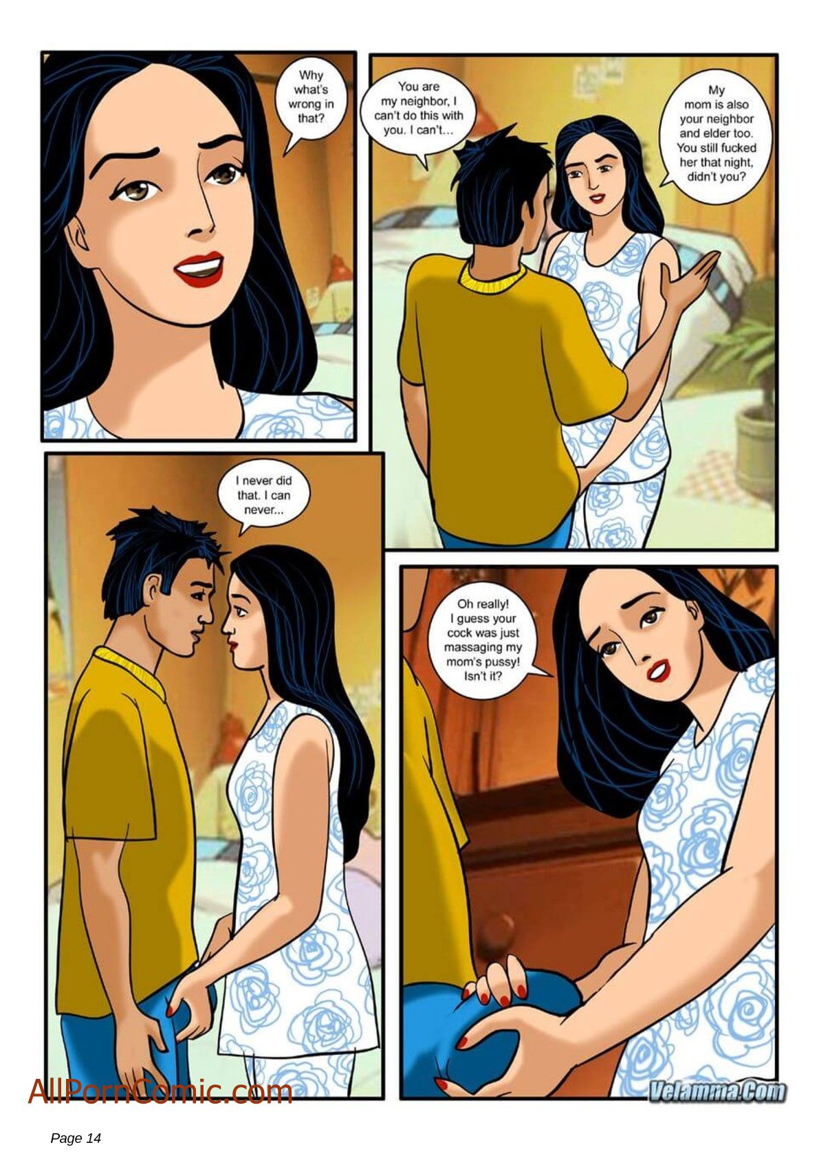 Velamma [Velamma] 7 . Velamma - Chapter 7 - She Needs More Than Just Motherly Love [Velamma] – page 14