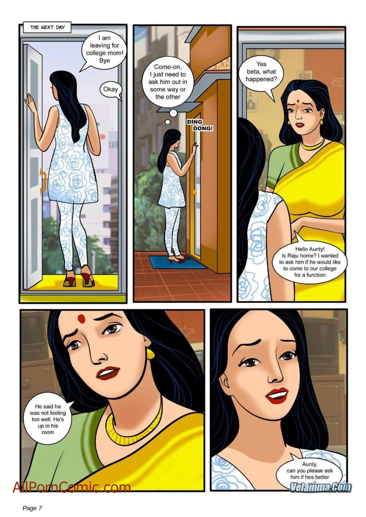 Velamma [Velamma] 7 . Velamma - Chapter 7 - She Needs More Than Just Motherly Love [Velamma] – page 7