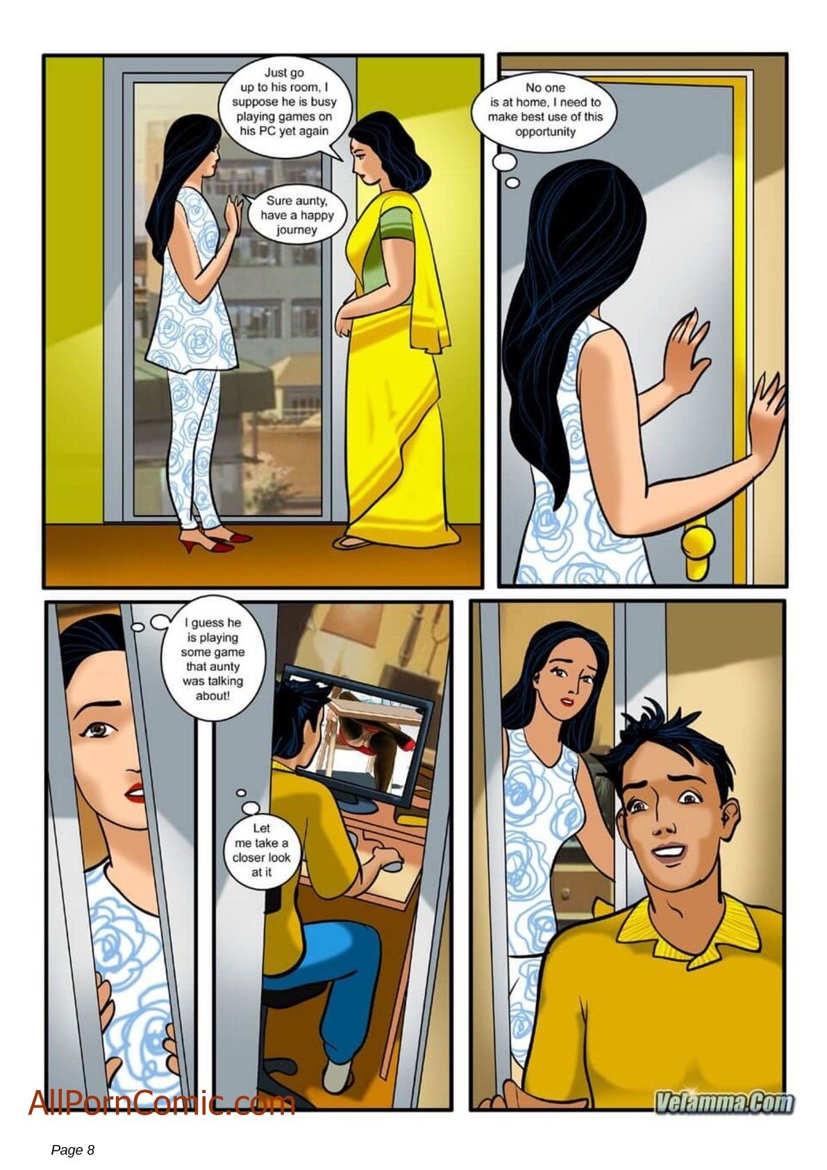 Velamma [Velamma] 7 . Velamma - Chapter 7 - She Needs More Than Just Motherly Love [Velamma] – page 8