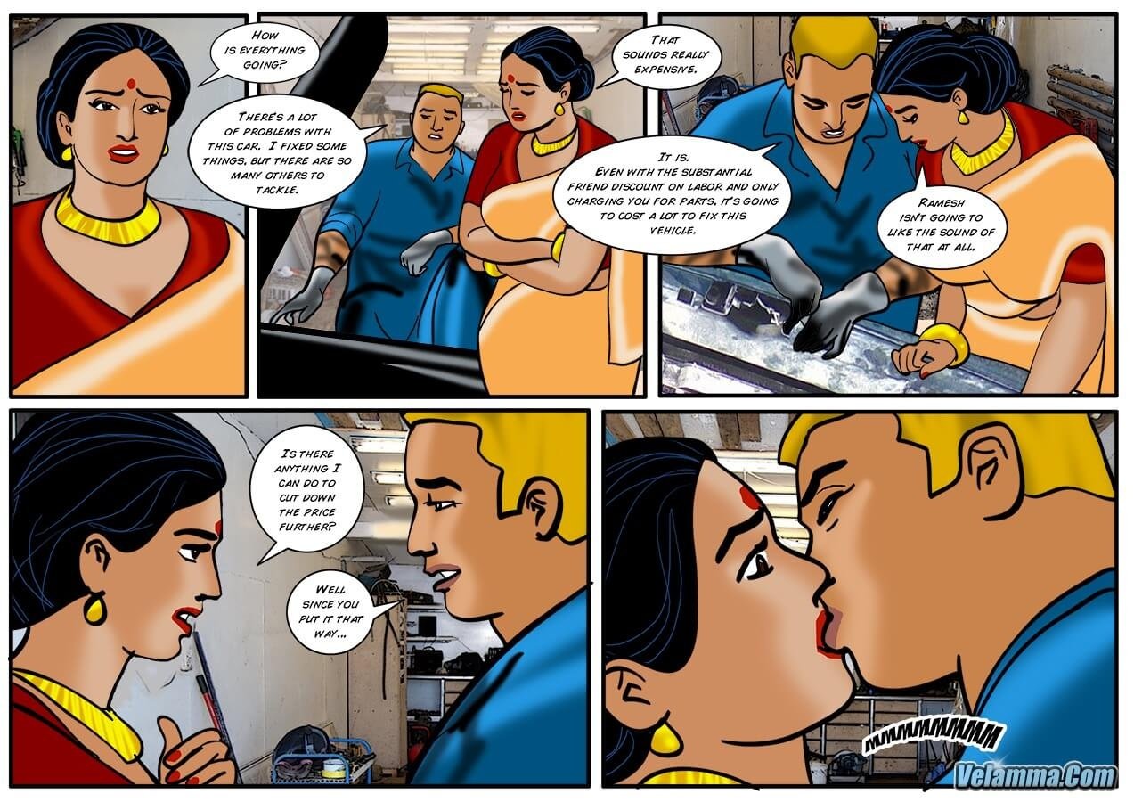 Velamma [Velamma] 42 . Velamma - Chapter 42 - Get All Greasy And Dirty At The Mechanics [Velamma] – page 14