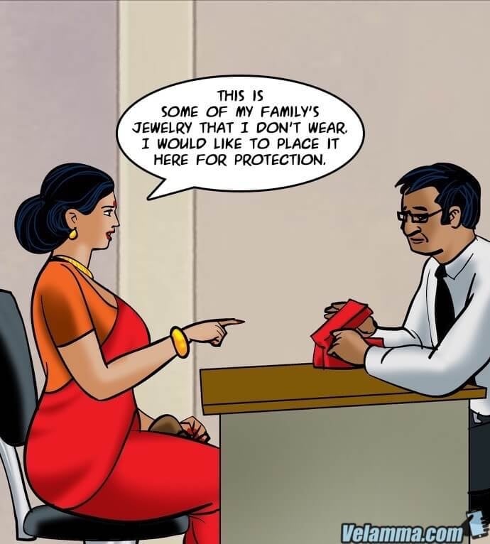 Velamma [Velamma] 65 . Velamma - Chapter 65 - Trapped In A Bank Vault [Velamma] – page 7