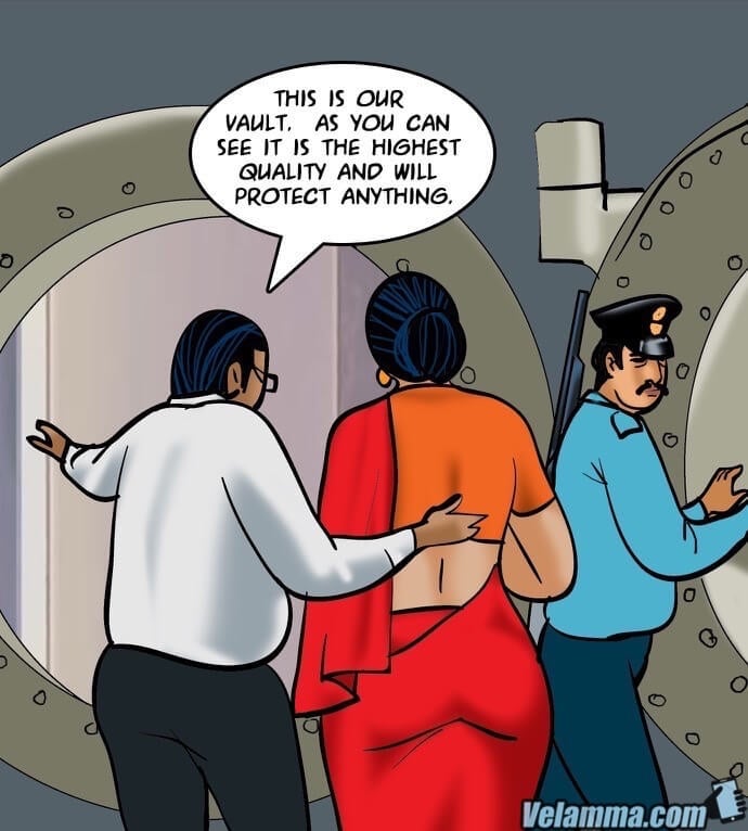 Velamma [Velamma] 65 . Velamma - Chapter 65 - Trapped In A Bank Vault [Velamma] – page 9