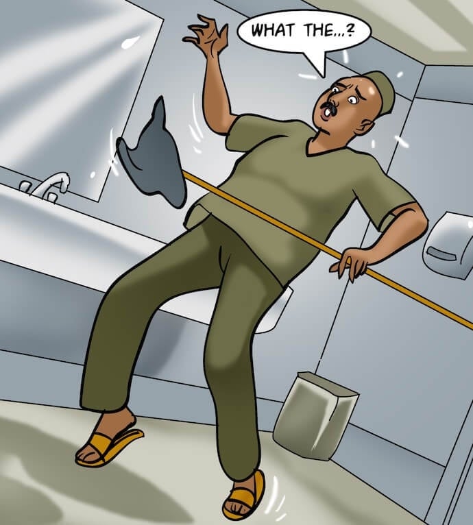 Velamma [Velamma] 80 . Velamma - Chapter 80 - The Janitor's "Job" [Velamma] – page 36