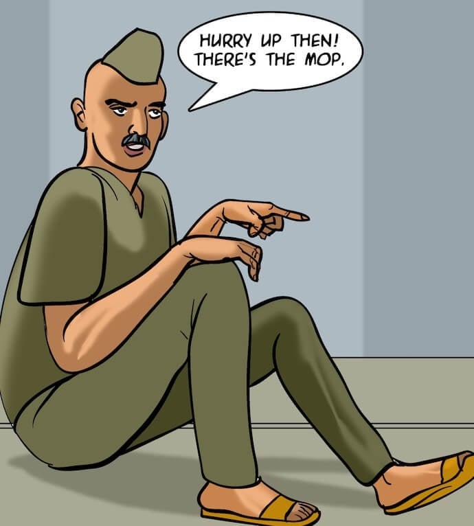 Velamma [Velamma] 80 . Velamma - Chapter 80 - The Janitor's "Job" [Velamma] – page 49