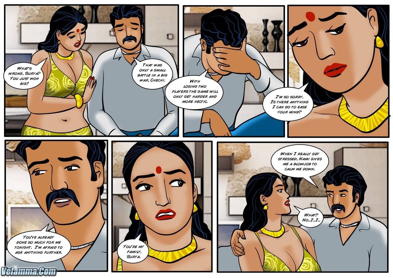 Velamma [Velamma] 39.5 . Velamma - Hindi - Chapter 39 - सेक्सी पोकर खेल जिसमें वेला का सब है दांव में [Velamma] – page 18