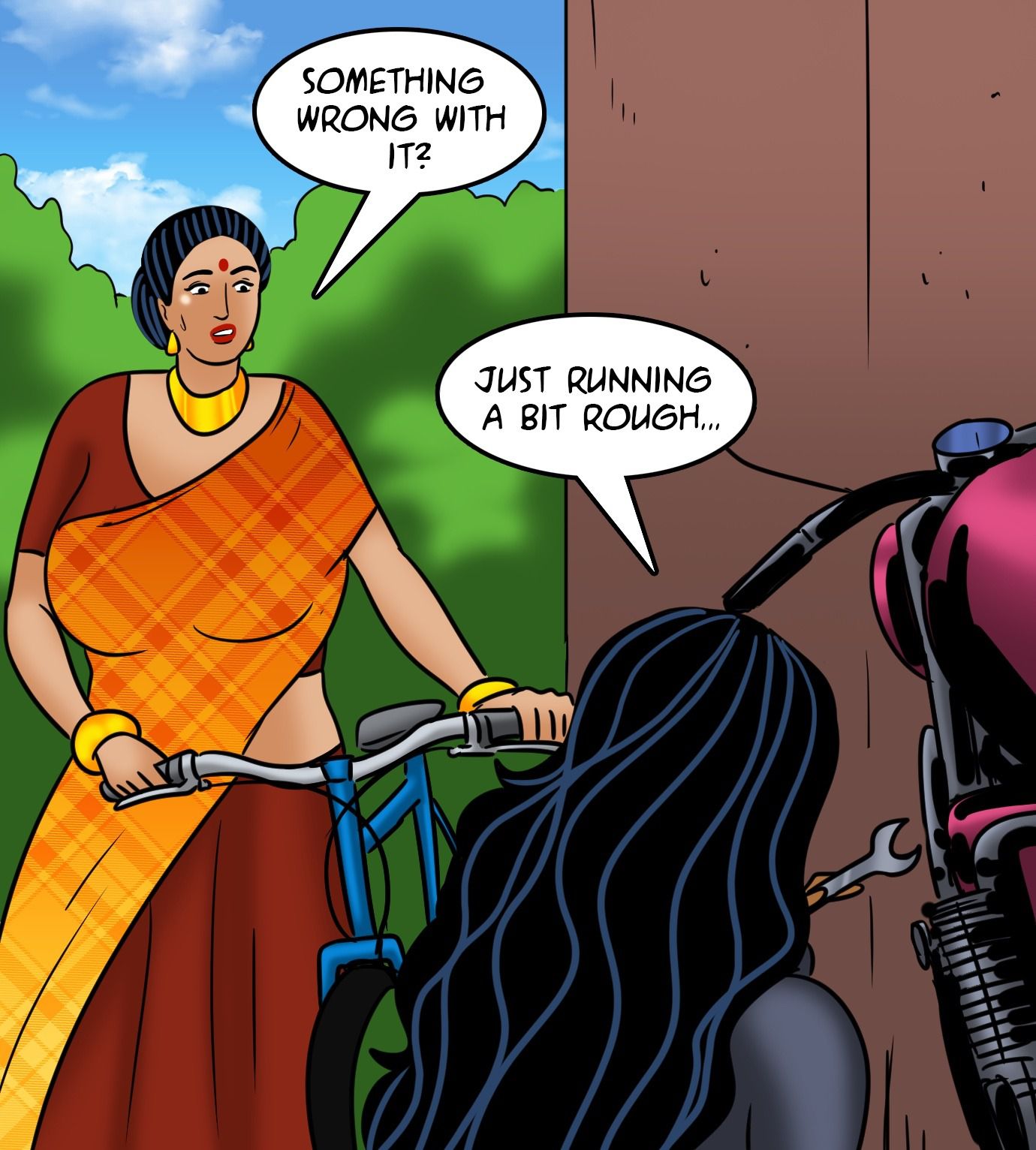 Velamma [Velamma] 119 . Velamma - Chapter 119 - Biker Babe [Velamma] – page 18