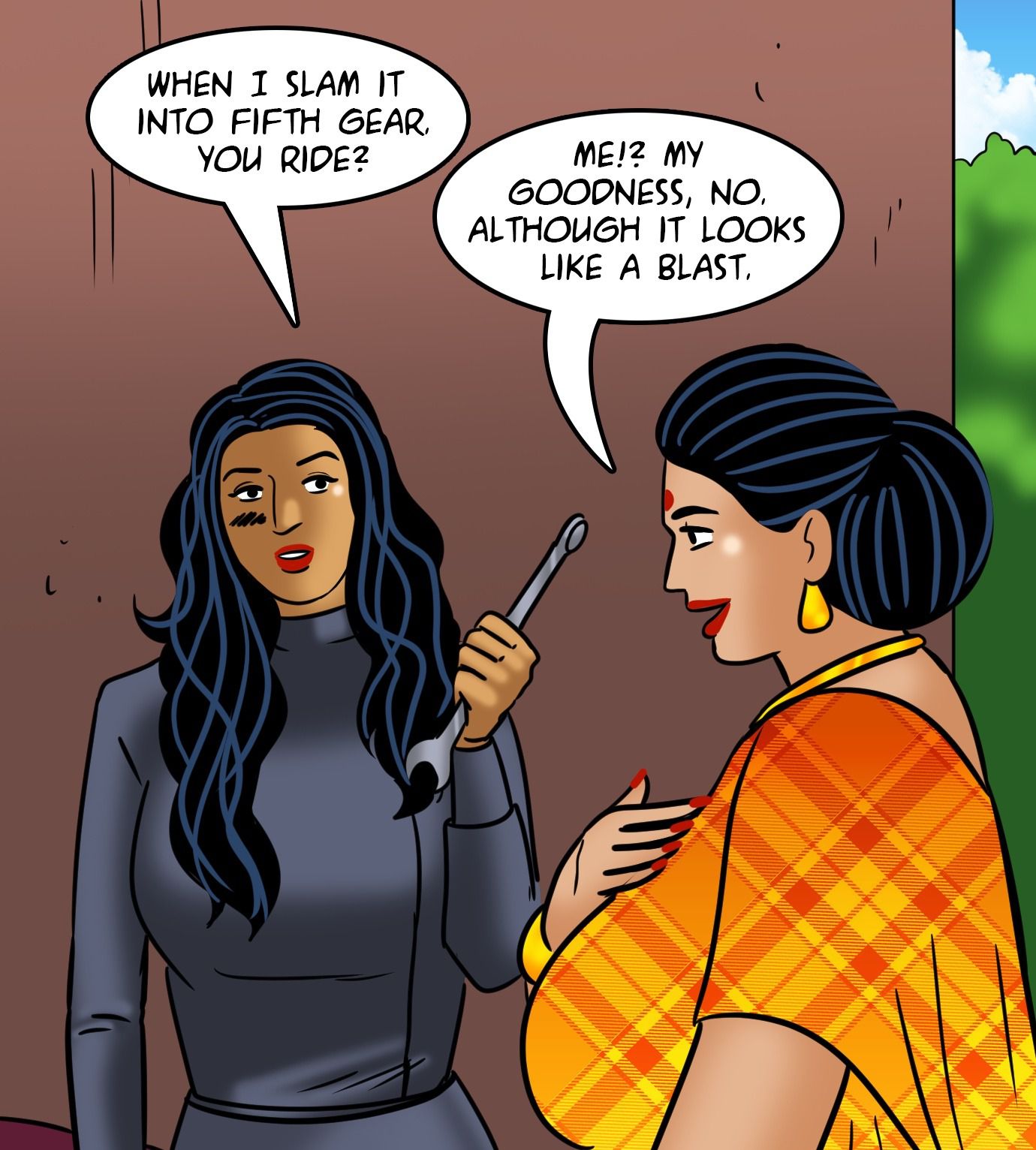 Velamma [Velamma] 119 . Velamma - Chapter 119 - Biker Babe [Velamma] – page 19