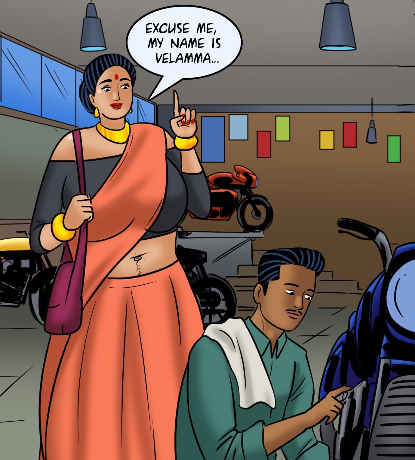 Velamma [Velamma] 119 . Velamma - Chapter 119 - Biker Babe [Velamma] – page 38