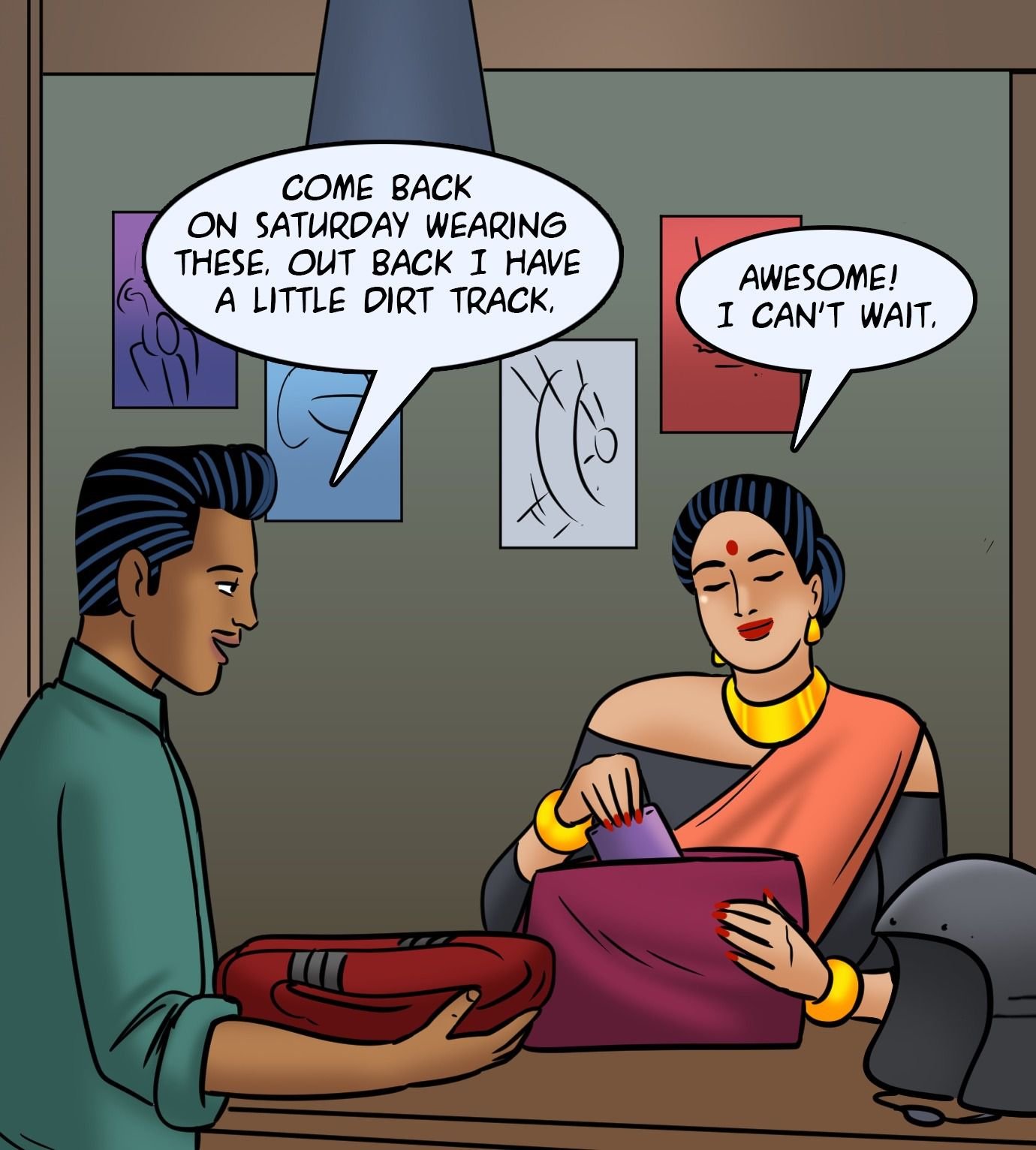 Velamma [Velamma] 119 . Velamma - Chapter 119 - Biker Babe [Velamma] – page 43