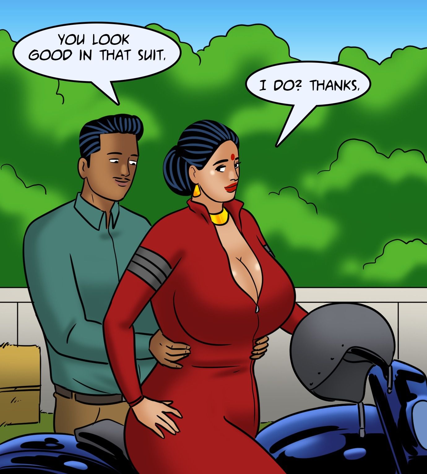 Velamma [Velamma] 119 . Velamma - Chapter 119 - Biker Babe [Velamma] – page 46