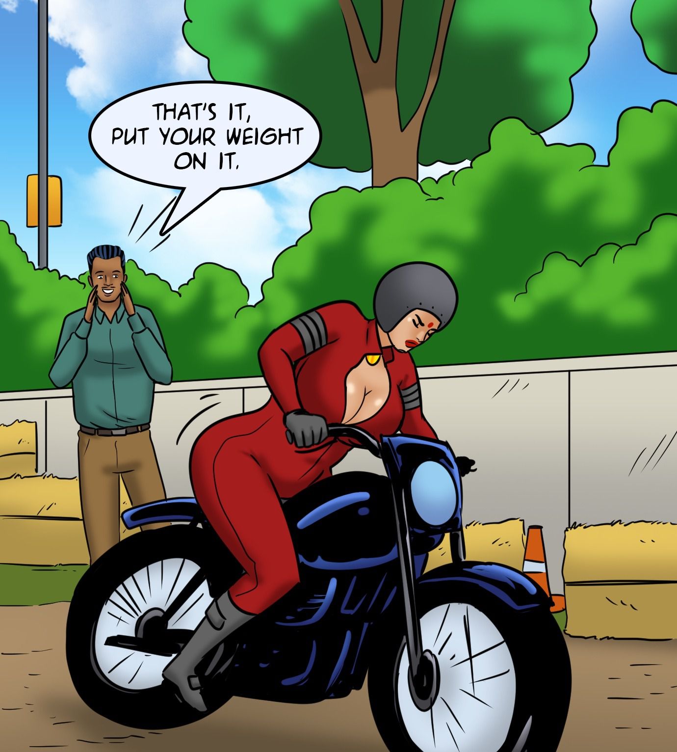 Velamma [Velamma] 119 . Velamma - Chapter 119 - Biker Babe [Velamma] – page 49
