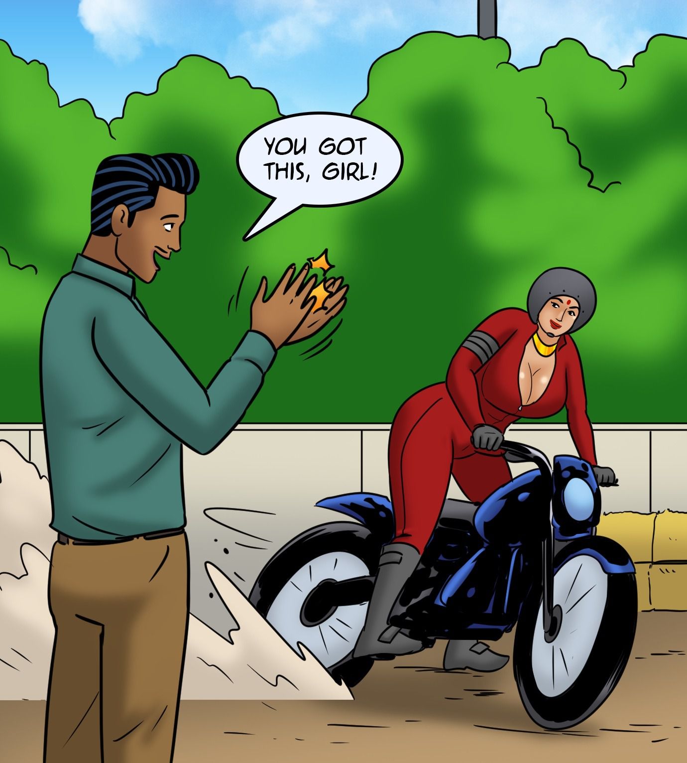 Velamma [Velamma] 119 . Velamma - Chapter 119 - Biker Babe [Velamma] – page 54