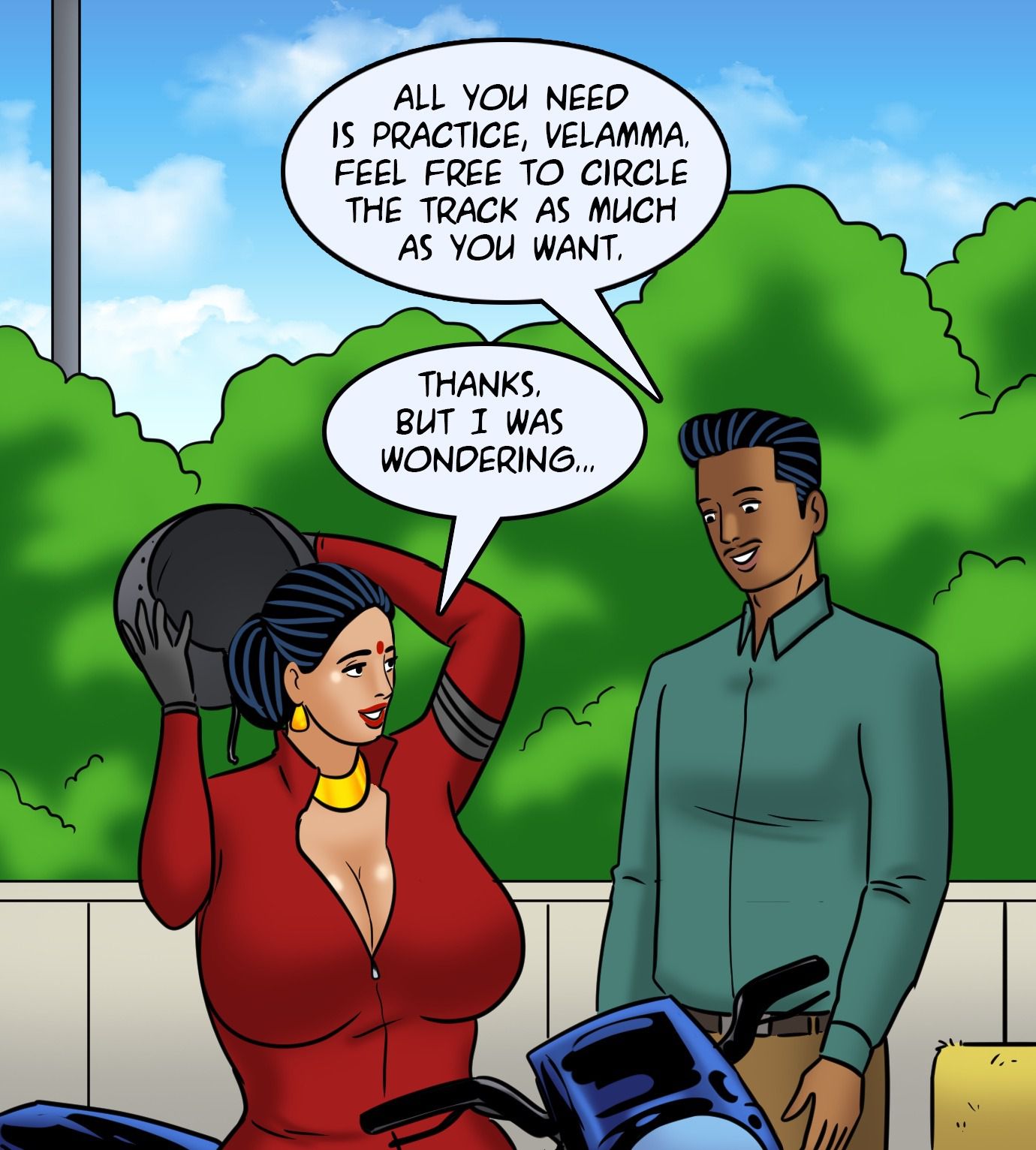 Velamma [Velamma] 119 . Velamma - Chapter 119 - Biker Babe [Velamma] – page 55
