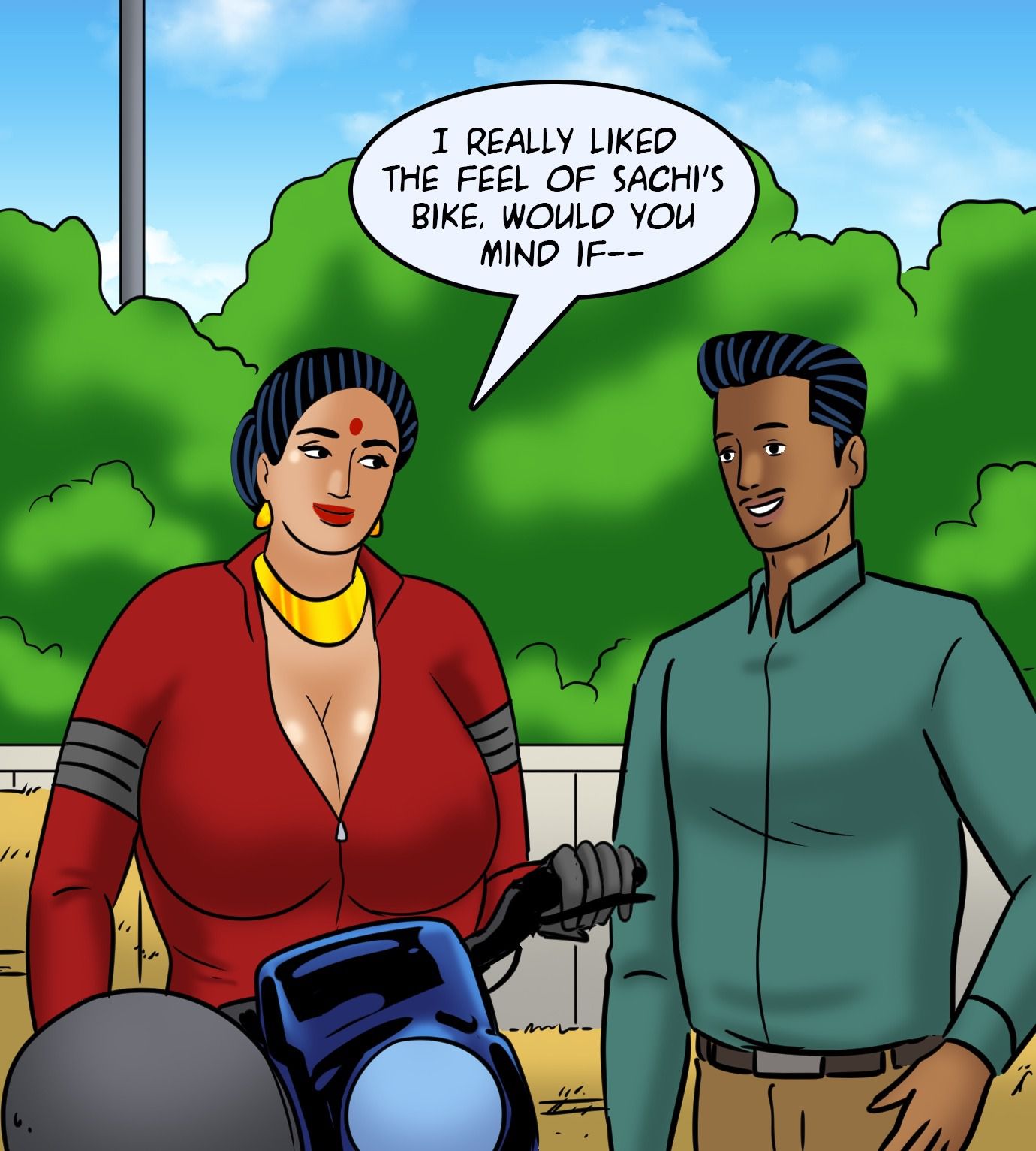 Velamma [Velamma] 119 . Velamma - Chapter 119 - Biker Babe [Velamma] – page 56