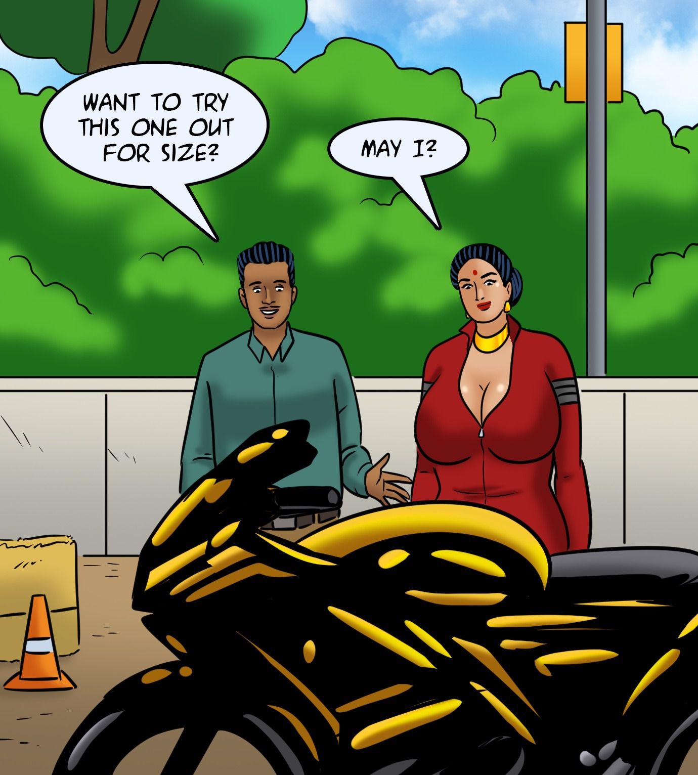 Velamma [Velamma] 119 . Velamma - Chapter 119 - Biker Babe [Velamma] – page 57
