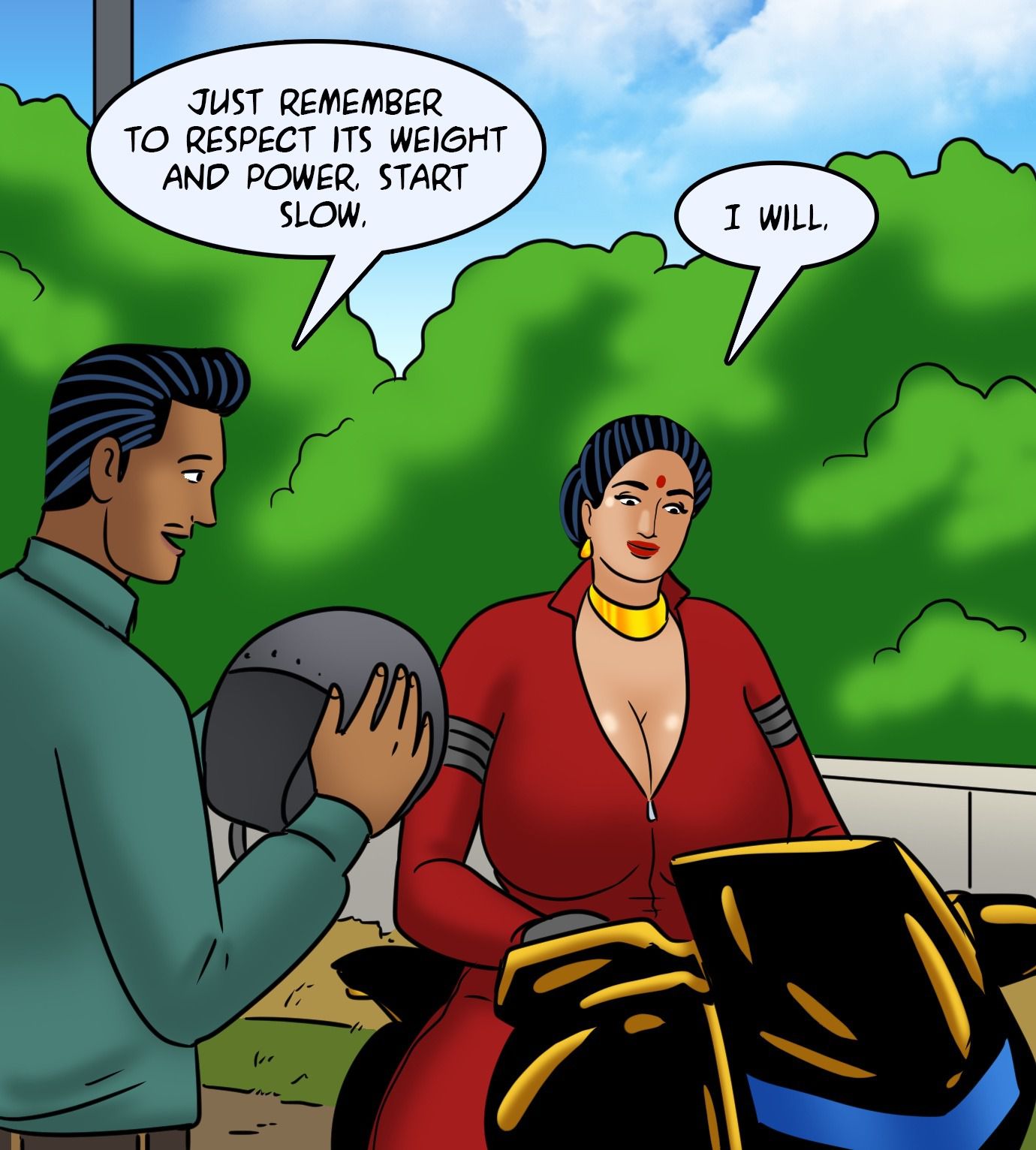 Velamma [Velamma] 119 . Velamma - Chapter 119 - Biker Babe [Velamma] – page 58