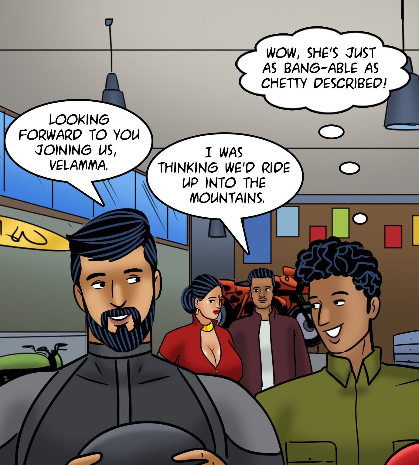 Velamma [Velamma] 119 . Velamma - Chapter 119 - Biker Babe [Velamma] – page 74