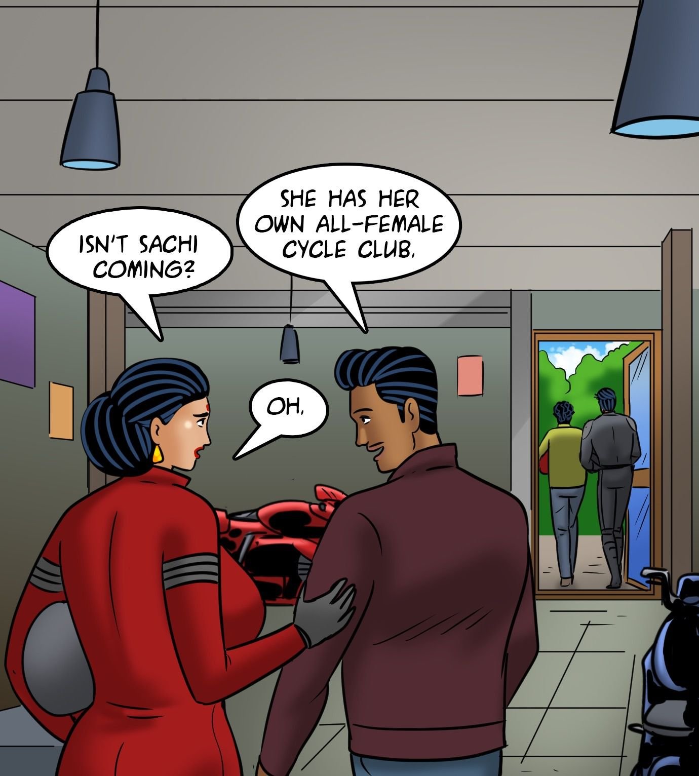 Velamma [Velamma] 119 . Velamma - Chapter 119 - Biker Babe [Velamma] – page 75