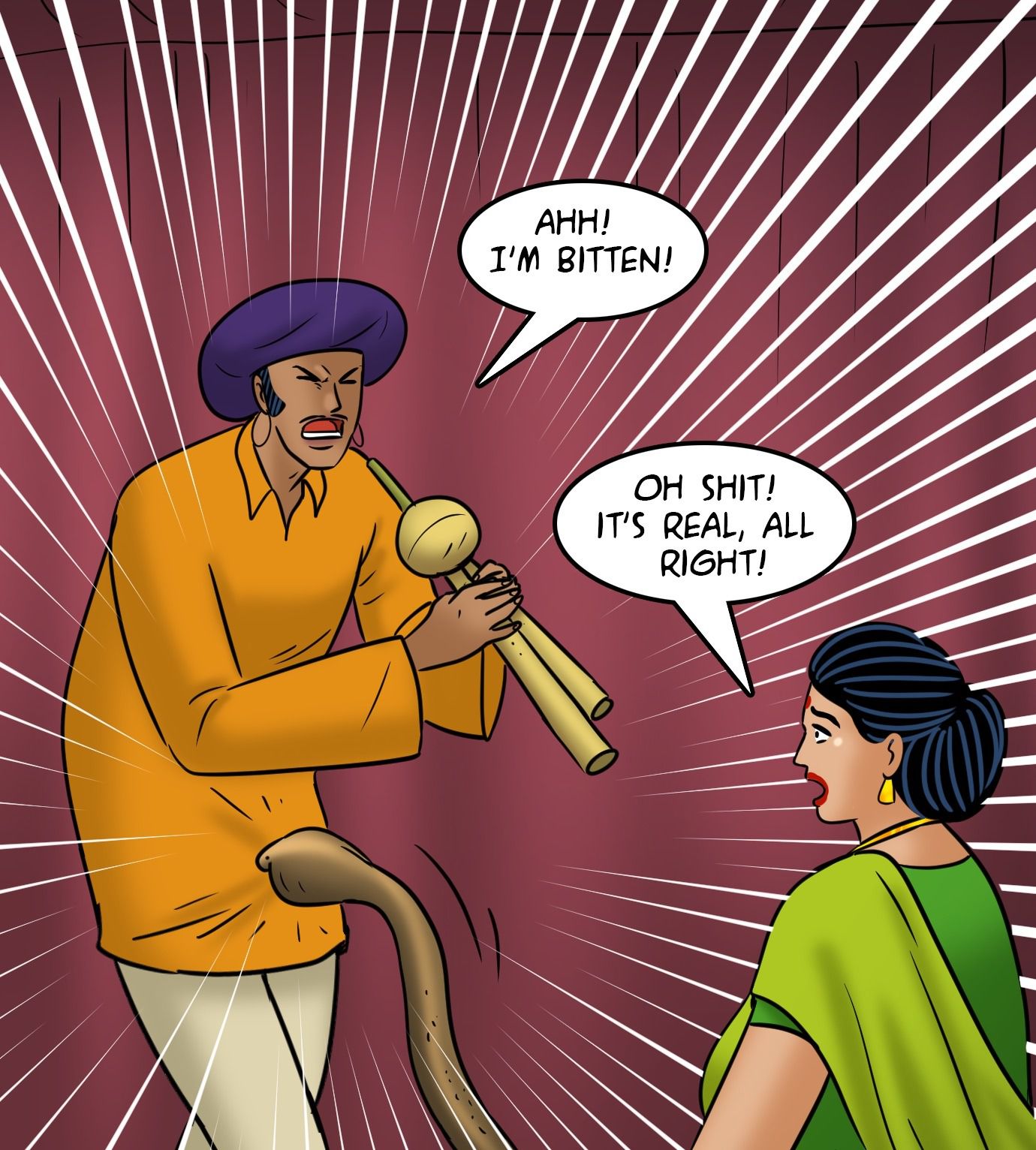 Velamma [Velamma] 120 . Velamma  - Chapter 120 - Snake Charmer [Velamma] – page 62