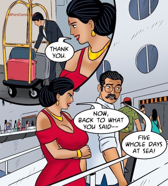 Velamma [Velamma] 100.1 . Velamma - Chapter 100 - Part 1 - The Love Boat [Velamma] – page 34