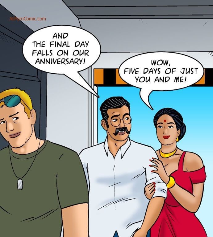 Velamma [Velamma] 100.1 . Velamma - Chapter 100 - Part 1 - The Love Boat [Velamma] – page 35