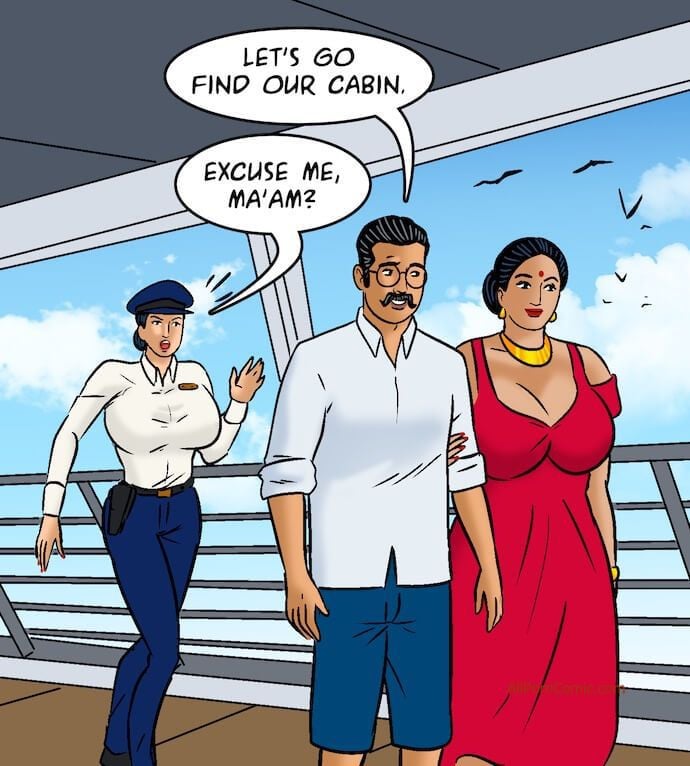 Velamma [Velamma] 100.1 . Velamma - Chapter 100 - Part 1 - The Love Boat [Velamma] – page 38