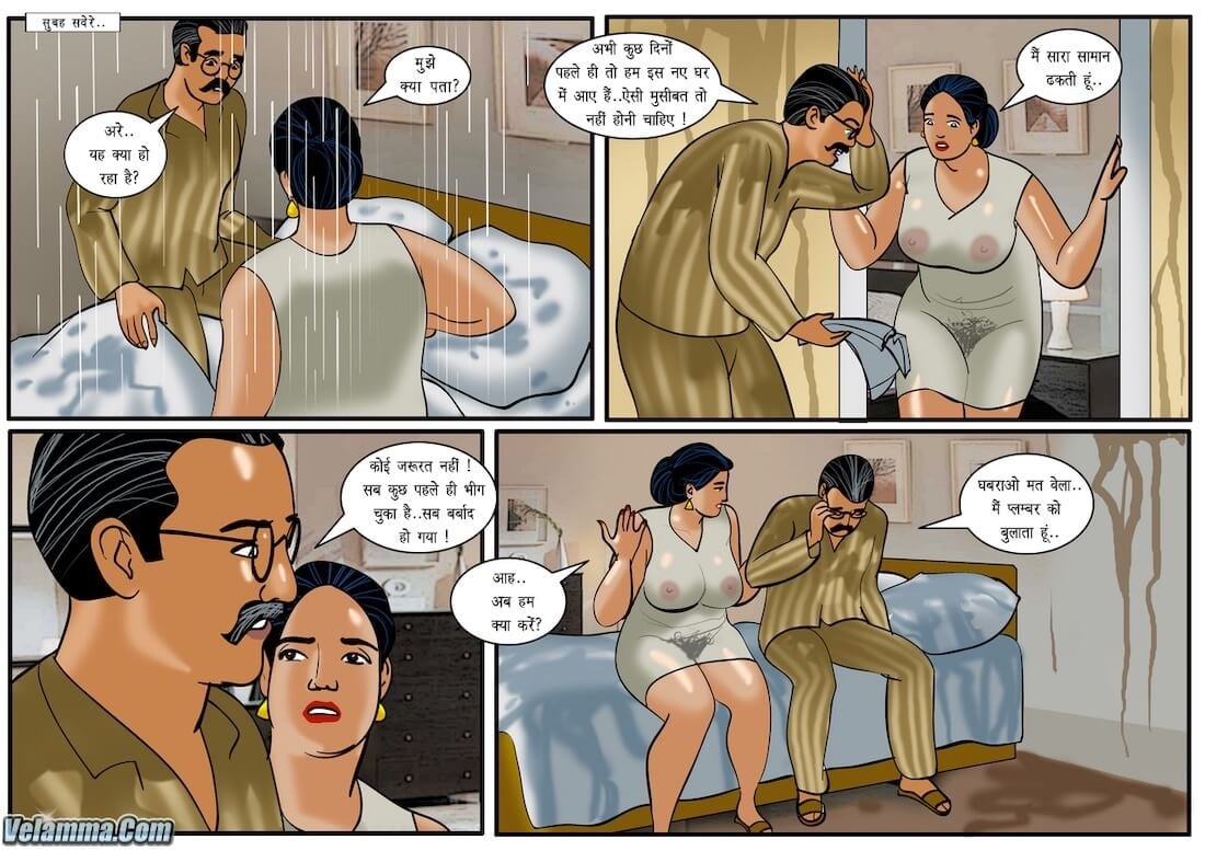 Velamma [Velamma] 31.5 . Velamma - Hindi - Chapter 31 - प्लंबिंग प्रॉब्लम [Velamma] – page 2