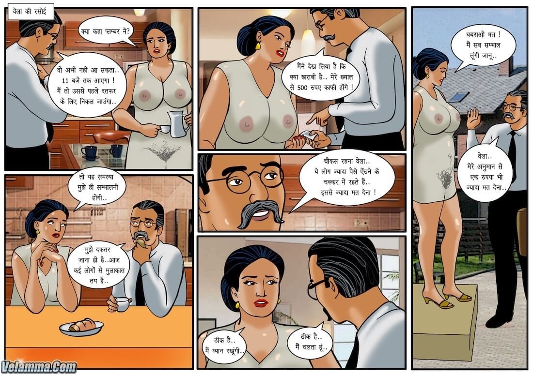 Velamma [Velamma] 31.5 . Velamma - Hindi - Chapter 31 - प्लंबिंग प्रॉब्लम [Velamma] – page 3