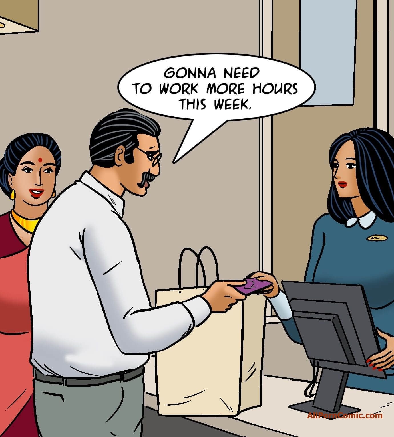 Velamma [Velamma] 101 . Velamma - Chapter 101 - An Offer She Can't Refuse – page 54