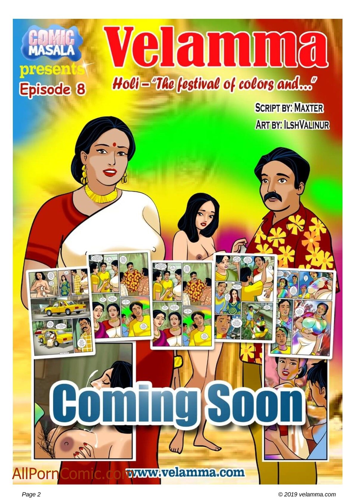 Velamma [Velamma] 8 . Velamma - Chapter 8 - The Festival Of Colors And.. [Velamma] – page 2