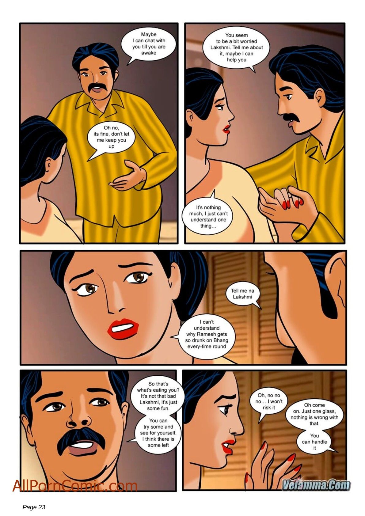 Velamma [Velamma] 8 . Velamma - Chapter 8 - The Festival Of Colors And.. [Velamma] – page 23