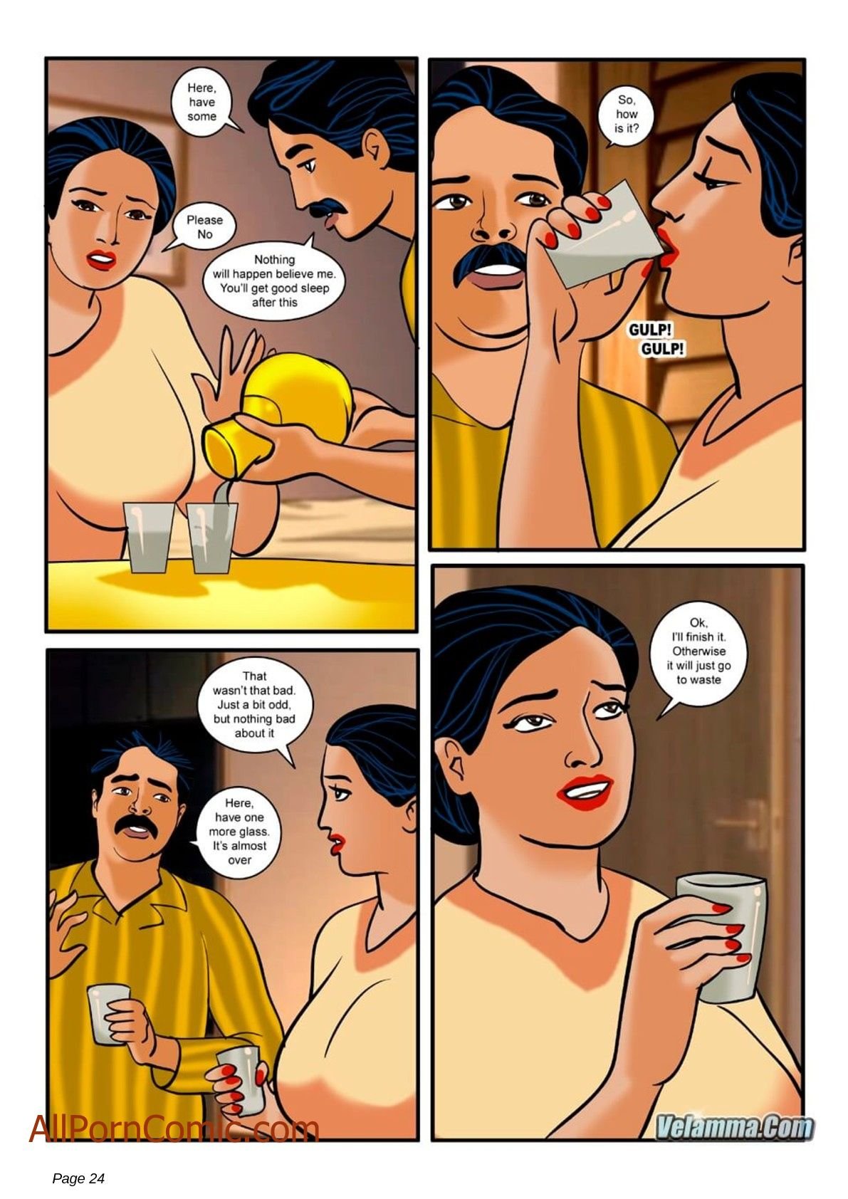 Velamma [Velamma] 8 . Velamma - Chapter 8 - The Festival Of Colors And.. [Velamma] – page 24