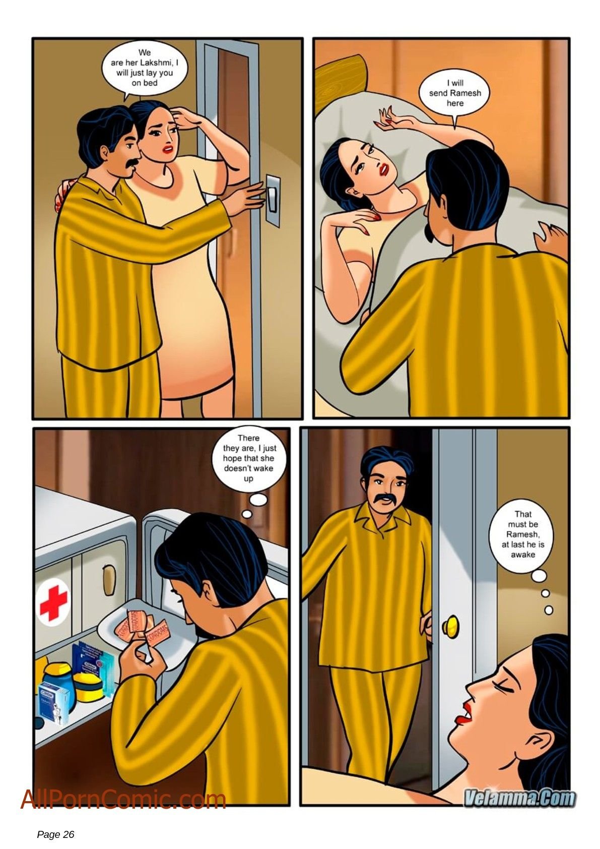 Velamma [Velamma] 8 . Velamma - Chapter 8 - The Festival Of Colors And.. [Velamma] – page 26