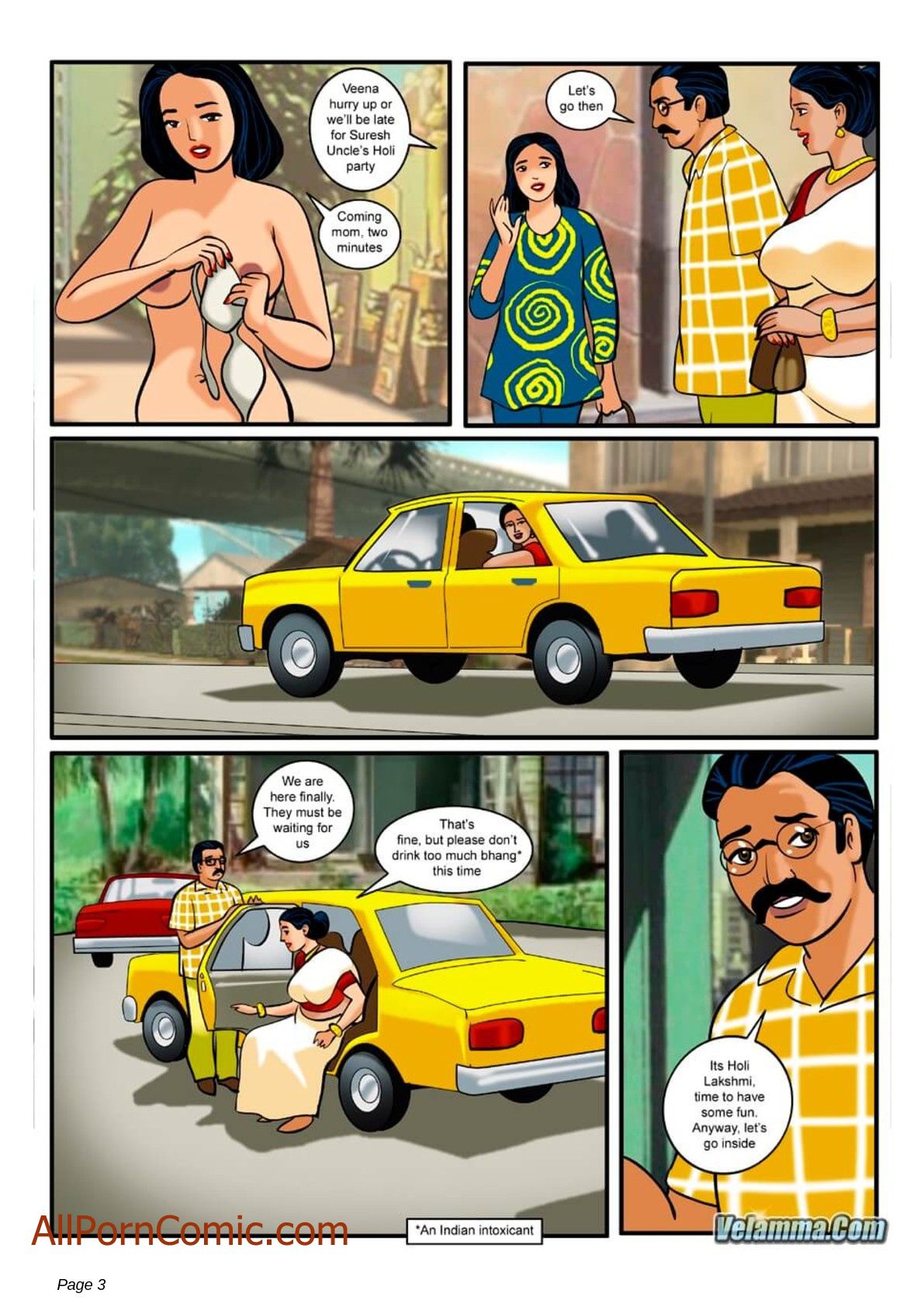 Velamma [Velamma] 8 . Velamma - Chapter 8 - The Festival Of Colors And.. [Velamma] – page 3