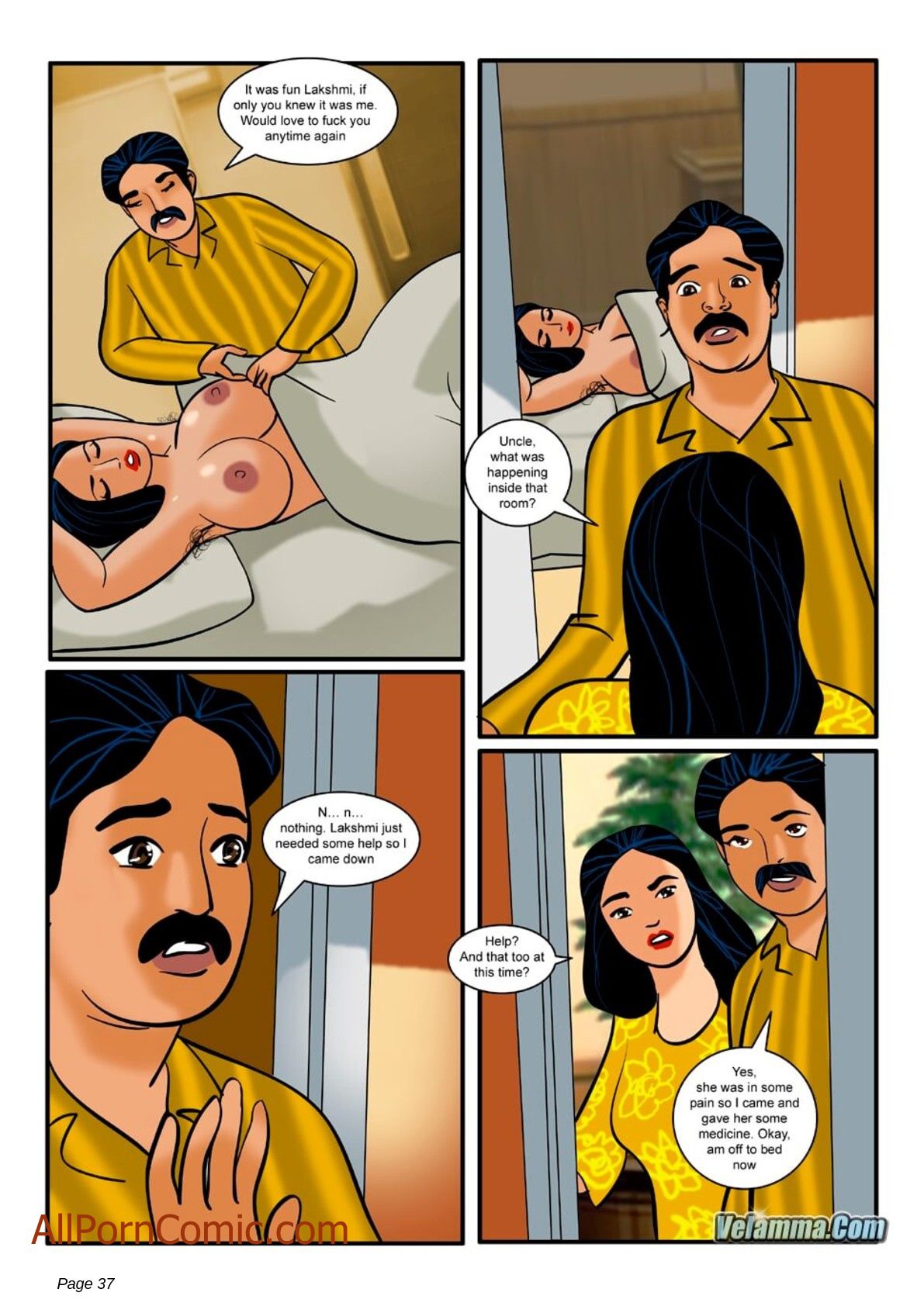 Velamma [Velamma] 8 . Velamma - Chapter 8 - The Festival Of Colors And.. [Velamma] – page 37