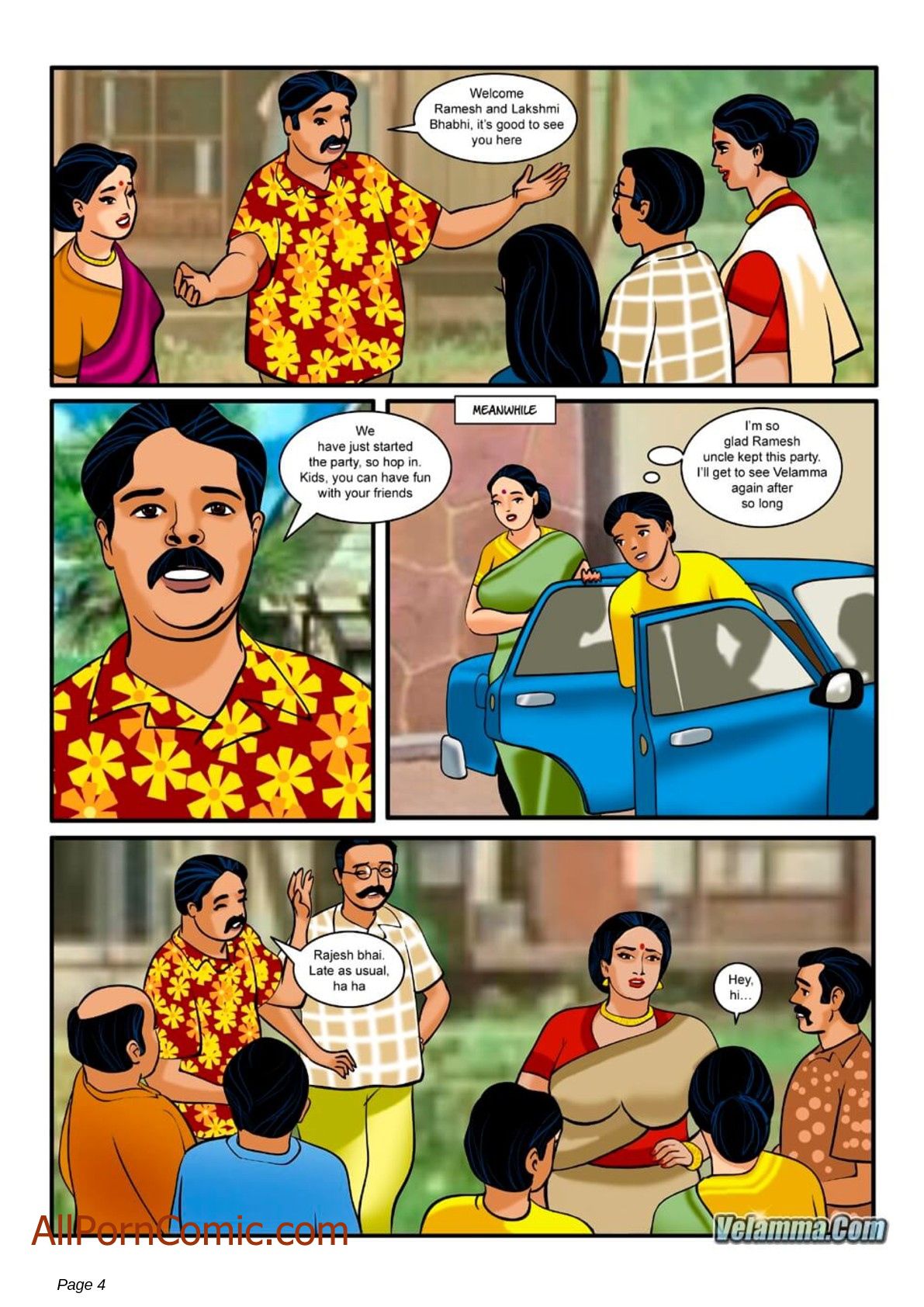 Velamma [Velamma] 8 . Velamma - Chapter 8 - The Festival Of Colors And.. [Velamma] – page 4