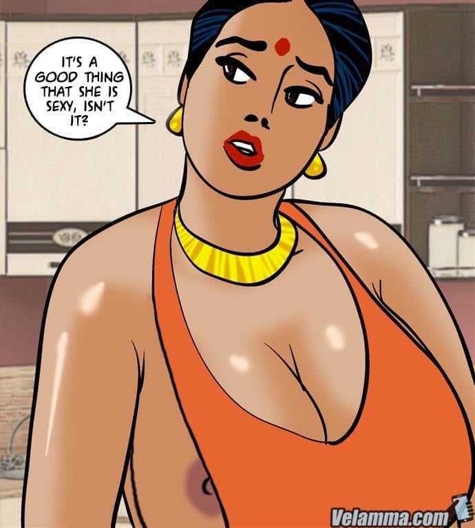 Velamma [Velamma] 61 . Velamma - Chapter 61 - Naked Cleaning [Velamma] – page 54